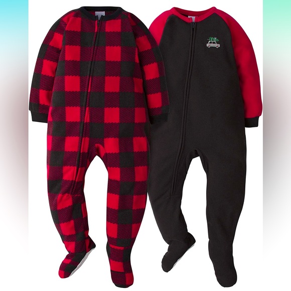 Gerber Baby Boys' 2-Pack Blanket Sleeper & 1 Child of Mine by Carters SZ 18M EUC - Picture 2 of 10